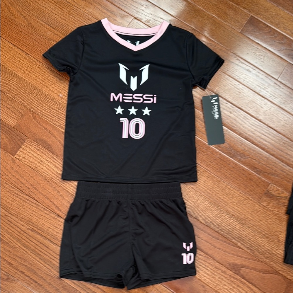Genuine Black and Pink Messi Soccer Set Kids multiple sets available!!